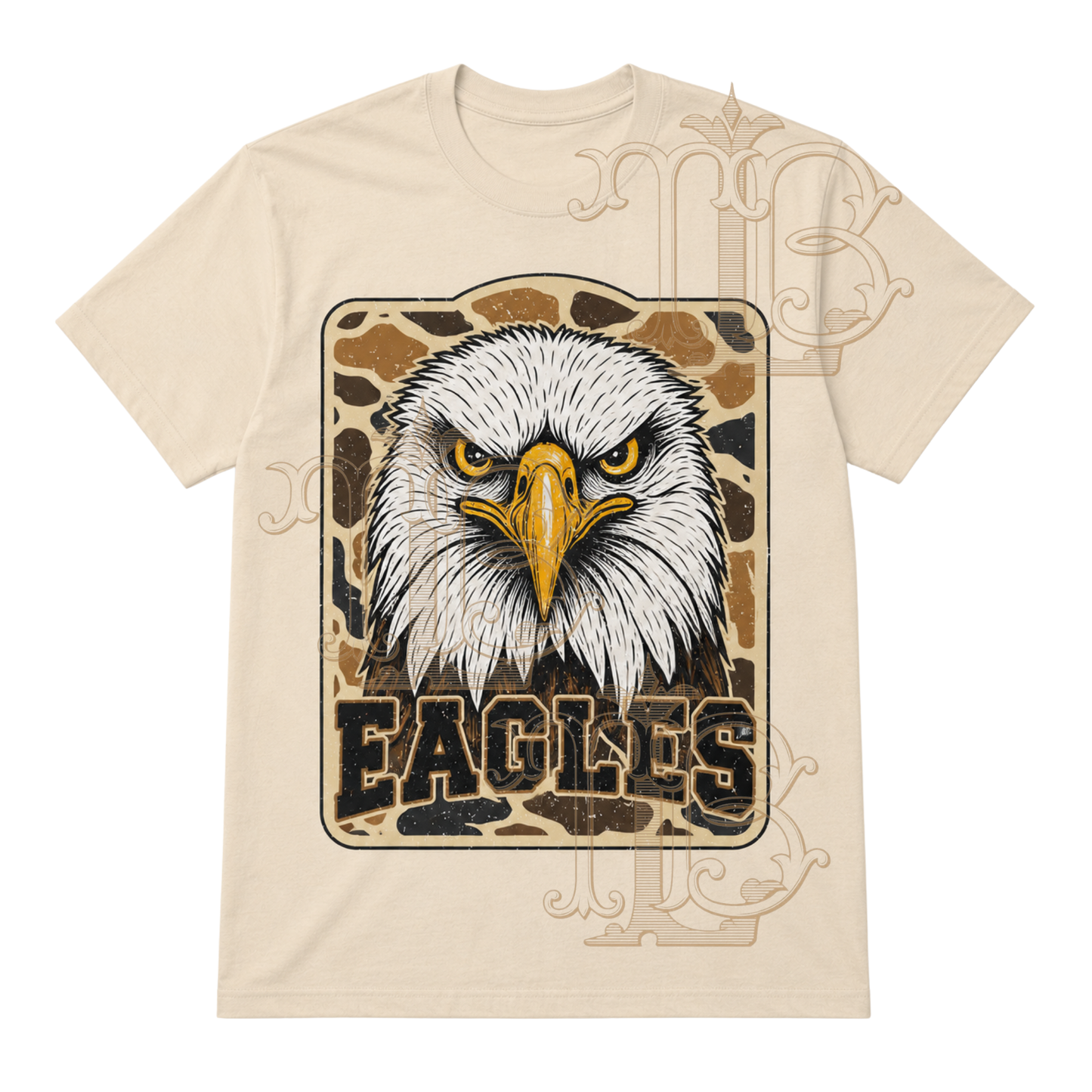 Tan Camo Eagle Tee