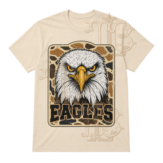 Tan Camo Eagle Tee